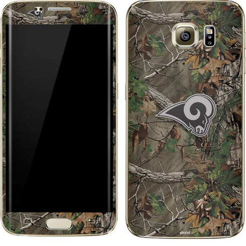 NFL Los Angeles Rams Realtree Xtra Green Camo Galaxy S7 Edge Skin